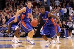 OKLAHOMA CITY - MARCH 18:  Kenny Boynton #1 of  the Florida Gators pushes the ball up court in overtime against the BYU Cougars during the first round of the 2010 NCAA men�s basketball tournament at Ford Center on March 18, 2010 in Oklahoma City, Oklahoma.  (Photo by Ronald Martinez/Getty Images)