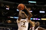 LOS ANGELES - MARCH 11: Ty Abbott #3 of the Arizona State Sun Devils shoots against the Stanford Cardinal during the quarterfinals of the Pac-10 Basketball Tournament at Staples Center on March 11, 2010 in Los Angeles, California.  Stanford won 70-61.  (Photo by Stephen Dunn/Getty Images)