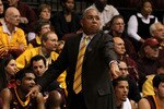 PHILADELPHIA, PA - DECEMBER 08:  Head aoch Tubby Smith of the Minnesota Golden Gophers coaches against the St. Joseph's Hawks at Michael J. Hagan Arena on December 8, 2010 in Philadelphia, Pennsylvania.  (Photo by Chris Chambers/Getty Images)