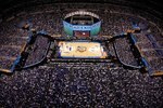 INDIANAPOLIS - APRIL 05:  A general view of the Butler Bulldogs playing against the Duke Blue Devils during the 2010 NCAA Division I Men's Basketball National Championship game at Lucas Oil Stadium on April 5, 2010 in Indianapolis, Indiana.  (Photo by Kevin C. Cox/Getty Images)