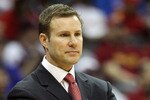 KANSAS CITY, MO - MARCH 09:  Head coach Fred Hoiberg of the Iowa State Cyclones looks on against the Colorado Buffaloes during the first round game in the 2011 Phillips 66 Big 12 Men's Basketball Tournament at Sprint Center on March 9, 2011 in Kansas City, Missouri.  (Photo by Jamie Squire/Getty Images)