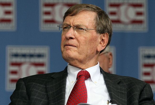 COOPERSTOWN, NY - JULY 25:  MLB commissioner Bud Selig attends the Baseball Hall of Fame induction ceremony at Clark Sports Center on July 25, 20010 in Cooperstown, New York. (Photo by Jim McIsaac/Getty Images)