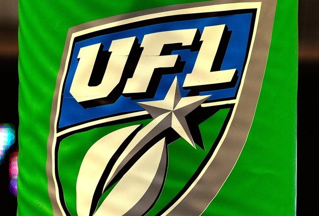 ORLANDO, FL - OCTOBER 22:  UFL signage during the game between the California Redwoods and the Florida Tuskers at the Florida Citrus Bowl on October 22, 2009 in Orlando, Florida.  (Photo by Sam Greenwood/Getty Images)