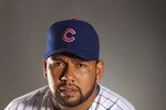 MESA, AZ - FEBRUARY 22:  Carlos Silva #52 of the Chicago Cubs poses for a portrait during media photo day at Finch Park on February 22, 2011 in Mesa, Arizona.  (Photo by Ezra Shaw/Getty Images)