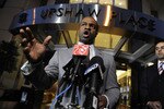 WASHINGTON, DC - MARCH 11:  NFL Players Association executive director DeMaurice Smith addresses reporters after the league and the NFL Players Association failed to reach an agreement in labor talks at the Federal Mediation and Conciliation Service building March 11, 2011 in Washington, DC. The NFLPA has filed for decertification and will no longer be the exclusive collective bargaining representative for the players. Players will now be able to file antitrust lawsuits against the NFL.  (Photo by Jonathan Ernst/Getty Images)