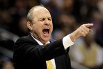 LOS ANGELES, CA - MARCH 12:  UCLA Bruins head coach Ben Howland yells at his team in the first half against the Cal Golden Bears during the Semifinals of the Pac-10 Basketball Tournament at Staples Center on March 12, 2010 in Los Angeles, California. Cal defeated UCLA 85-72.  (Photo by Jeff Gross/Getty Images)