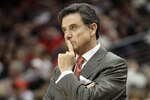LOUISVILLE, KY - JANUARY 05:  Rick Pitino the Head Coach of the Louisville Cardinals gives instructions to his team during the Big East Conference game against the Seton Hall Pirates at the KFC Yum! Center on January 5, 2011 in Louisville, Kentucky.  (Photo by Andy Lyons/Getty Images)