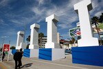 TAMPA, FL - JANUARY 24:  Roman numerals at the entrance to the NFL Experience at Raymond James Stadium on January 24, 2009 in Tampa, Florida.  (Photo by J. Meric/Getty Images)