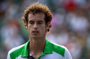 KEY BISCAYNE, FL - MARCH 25:  Andy Murray of Great Britain looks on against Alex Bogomolov Jr. during the Sony Ericsson Open at Crandon Park Tennis Center on March 25, 2011 in Key Biscayne, Florida.  (Photo by Clive Brunskill/Getty Images)