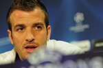 LONDON, ENGLAND - MARCH 08:  Rafael van der Vaart of Tottenham Hotspur attends a pre match press conference at White Hart Lane on March 8, 2011 in London, England.  (Photo by Jamie McDonald/Getty Images)