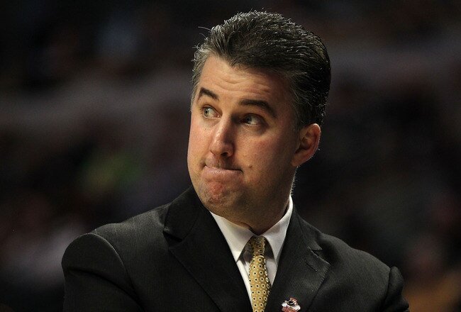 CHICAGO, IL - MARCH 20:  Head coach Matt Painter of the Purdue Boilermakers looks on in the second half of the game against the Virginia Commonwealth Rams during the third round of the 2011 NCAA men's basketball tournament at the United Center on March 20, 2011 in Chicago, Illinois. Virginia Commonwealth won 94-76 in regulation.  (Photo by Jamie Squire/Getty Images)