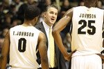 WEST LAFAYETTE, IN - JANUARY 09:  Matt Painter the Head Coach of the Purdue Boilermakers gives instructions to his team during the Big Ten Conference game against the Iowa Hawkeyes at Mackey Arena on January 9, 2011 in West Lafayette, Indiana.  Purdue won 75-52.  (Photo by Andy Lyons/Getty Images)
