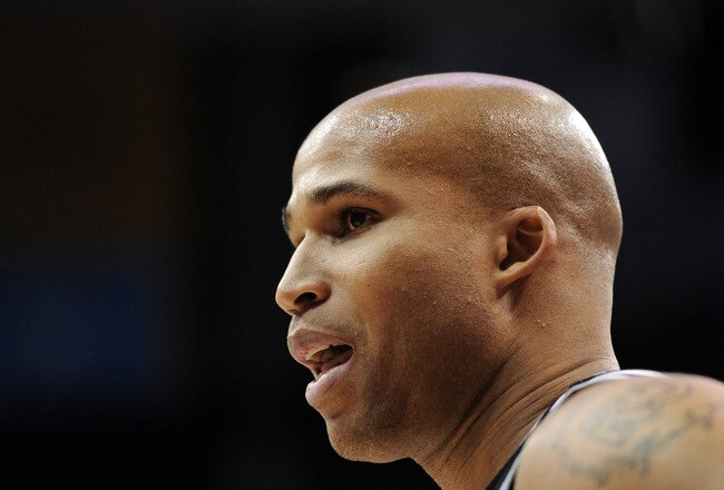 LOS ANGELES, CA - DECEMBER 01:  Portrait of Richard Jefferson #24 of the San Antonio Spurs  during the game against the Los Angeles Clippers at the Staples Center on December 1, 2010 in Los Angeles, California.  NOTE TO USER: User expressly acknowledges and agrees that, by downloading and or using this photograph, User is consenting to the terms and conditions of the Getty Images License Agreement.  (Photo by Harry How/Getty Images)