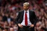 LONDON, ENGLAND - APRIL 02:  Arsenal manager Arsene Wenger looks on during the Barclays Premier League match between Arsenal and Blackburn Rovers at the Emirates Stadium on April 2, 2011 in London, England.  (Photo by Julian Finney/Getty Images)