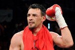 LAS VEGAS - JULY 31:  Robert Guerrero celebrates his unanimous-decision victory over Joel Casamayor in their junior welterweight fight at the Mandalay Bay Events Center July 31, 2010 in Las Vegas, Nevada.  (Photo by Ethan Miller/Getty Images)
