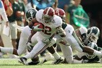 ORLANDO, FL - JANUARY 01:  Mark Ingram #22 of the Alabama Crimson Tide rushes during the Capitol One Bowl against the Michigan State Spartans at the Florida Citrus Bowl on January 1, 2011 in Orlando, Florida.  (Photo by Mike Ehrmann/Getty Images)