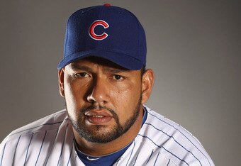 MESA, AZ - FEBRUARY 22:  Carlos Silva #52 of the Chicago Cubs poses for a portrait during media photo day at Finch Park on February 22, 2011 in Mesa, Arizona.  (Photo by Ezra Shaw/Getty Images)