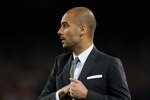 BARCELONA, SPAIN - APRIL 09:  Head coach Josep Guardiola of Barcelona follows the game during the la Liga match between FC Barcelona and UD Almeria at the Camp Nou stadium on April 9, 2011 in Barcelona, Spain.  (Photo by Jasper Juinen/Getty Images)