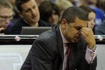 KANSAS CITY, MO - MARCH 10:  Head coach Jeff Capel of the Oklahoma Sooners reacts on the sidelines during their quarterfinal game against the Oklahoma Sooners in the 2011 Phillips 66 Big 12 Men's Basketball Tournament at Sprint Center on March 10, 2011 in Kansas City, Missouri.  (Photo by Jamie Squire/Getty Images)