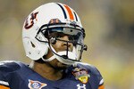GLENDALE, AZ - JANUARY 10:  Cameron Newton #2 of the Auburn Tigers looks on during their game against the Oregon Ducks during the Tostitos BCS National Championship Game at University of Phoenix Stadium on January 10, 2011 in Glendale, Arizona.  (Photo by Kevin C. Cox/Getty Images)