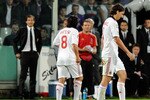 FLORENCE, ITALY - APRIL 10:  Zlatan Ibrahimovic of AC Milan reacts after being shown a red card during the Serie A match between ACF Fiorentina and AC Milan at Stadio Artemio Franchi on April 10, 2011 in Florence, Italy.  (Photo by Claudio Villa/Getty Images)