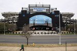 CHARLOTTE, NC - MARCH 04:  A general view of the Carolina Panthers Bank of America Stadium as the NFL lockout looms on March 4, 2011 in Charlotte, North Carolina.  (Photo by Streeter Lecka/Getty Images)