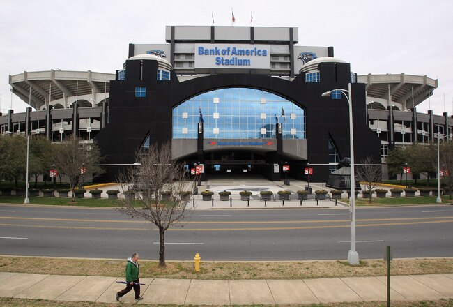 CHARLOTTE, NC - MARCH 04:  A general view of the Carolina Panthers Bank of America Stadium as the NFL lockout looms on March 4, 2011 in Charlotte, North Carolina.  (Photo by Streeter Lecka/Getty Images)