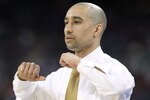 HOUSTON, TX - APRIL 02:  Head coach Shaka Smart of the Virginia Commonwealth Rams reacts from the sidelines against the Butler Bulldogs during the National Semifinal game of the 2011 NCAA Division I Men's Basketball Championship at Reliant Stadium on April 2, 2011 in Houston, Texas.  (Photo by Andy Lyons/Getty Images)