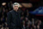 MANCHESTER, ENGLAND - APRIL 12:  Chelsea Manager Carlo Ancelotti looks on during the UEFA Champions League Quarter Final second leg match between Manchester United and Chelsea at Old Trafford on April 12, 2011 in Manchester, United Kingdom.  (Photo by Alex Livesey/Getty Images)