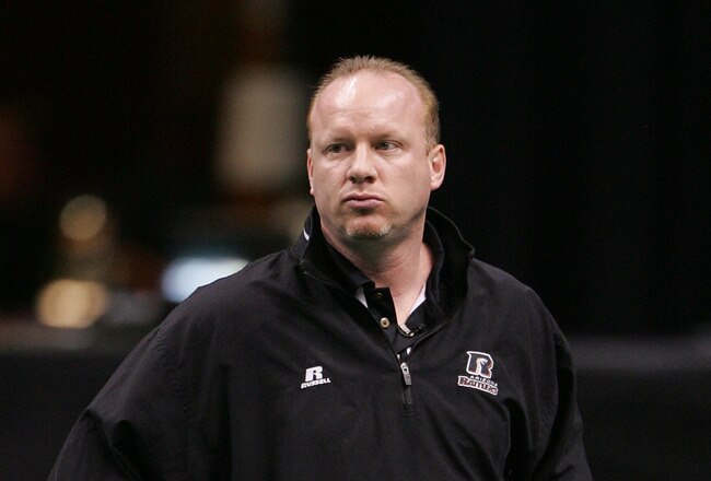 PHOENIX - JUNE 30:  Head coach Kevin Guy of the Arizona Rattlers watches during a game between Grand Rapids Rampage and Arizona Rattlers at the US Airways Center on June 30, 2008 in Phoenix, Arizona .   (Photo by Gene Lower/Getty Images)