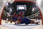 MONTREAL, CANADA - APRIL 18:  Carey Price #31 of the Montreal Canadiens sprawls across his crease to make a toe save agaisnt the Boston Bruins in Game Three of the Eastern Conference Quarterfinals during the 2011 NHL Stanley Cup Playoffs at the Bell Centre on April 18, 2011 in Montreal, Canada.  (Photo by Phillip MacCallum/Getty Images)