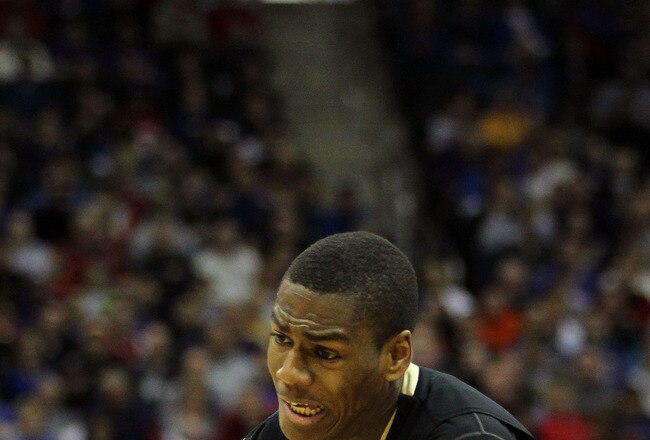 KANSAS CITY, MO - MARCH 10:  Alec Burks #10 of the Colorado Buffaloes drives with the ball against the Kansas State Wildcats during their quarterfinal game in the 2011 Phillips 66 Big 12 Men's Basketball Tournament at Sprint Center on March 10, 2011 in Kansas City, Missouri.  (Photo by Jamie Squire/Getty Images)