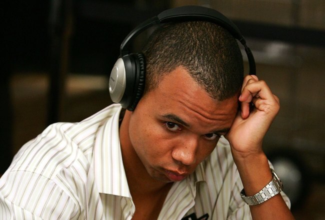 LAS VEGAS - JULY 29:  Poker player Phil Ivey competes on the second day of the first round of the World Series of Poker no-limit Texas Hold 'em main event at the Rio Hotel & Casino July 29, 2006 in Las Vegas, Nevada. More than 8,600 players have registered to play in the main event. The final nine players will compete for the top prize of more than USD 11.7 million on the final table which begins August 10.  (Photo by Ethan Miller/Getty Images)