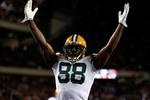 CHICAGO - SEPTEMBER 27:  Jermichael Finley #88 of the Green Bay Packers reacts in the second half against the Chicago Bears at Soldier Field on September 27, 2010 in Chicago, Illinois. The Bears won 20-17. (Photo by Jonathan Daniel/Getty Images)