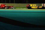 ABU DHABI, UNITED ARAB EMIRATES - NOVEMBER 14:  Vitaly Petrov of Russia and Renault leads from Fernando Alonso of Spain and Ferrari during the Abu Dhabi Formula One Grand Prix at the Yas Marina Circuit on November 14, 2010 in Abu Dhabi, United Arab Emirates.  (Photo by Clive Mason/Getty Images)