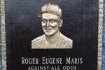 NEW YORK - MAY 02:  The plaque of Roger Maris is seen in Monument Park at Yankee Stadium prior to the game between the New York Yankees and the Chicago White Sox on May 2, 2010 in the Bronx borough of New York City. The Yankees defeated the White Sox 12-3.  (Photo by Jim McIsaac/Getty Images)