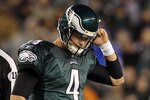 PHILADELPHIA, PA - JANUARY 02:  Kevin Kolb #4 of the Philadelphia Eagles looks on against the Dallas Cowboys on January 2, 2011 at Lincoln Financial Field in Philadelphia, Pennsylvania.  (Photo by Jim McIsaac/Getty Images)