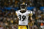 TAMPA, FL - FEBRUARY 01:  Running back Willie Parker #39 of the Pittsburgh Steelers reacts against the Arizona Cardinals during Super Bowl XLIII on February 1, 2009 at Raymond James Stadium in Tampa, Florida. Steelers won 27-23. (Photo by Al Bello/Getty Images)