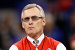 NEW ORLEANS, LA - JANUARY 04:  Head coach Jim Tressel of the Ohio State Buckeyes looks on before the Allstate Sugar Bowl against the Arkansas Razorbacks at the Louisiana Superdome on January 4, 2011 in New Orleans, Louisiana.  (Photo by Kevin C. Cox/Getty Images)