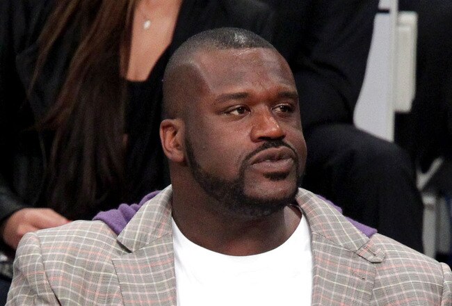 LOS ANGELES, CA - FEBRUARY 19:  Shaquille O'Neal of the Boston Celtics attends NBA All-Star Saturday night presented by State Farm at Staples Center on February 19, 2011 in Los Angeles, California.  (Photo by Noel Vasquez/Getty Images)
