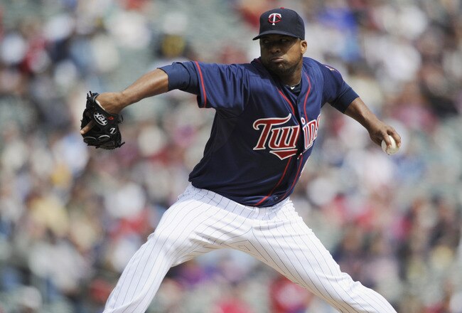 MINNEAPOLIS, MN - APRIL 13:  Francisco Liriano #47 of the Minnesota Twins pitches against the Kansas City Royals during the first inning of their game on April 13, 2011 at Target Field in Minneapolis, Minnesota. (Photo by Hannah Foslien/Getty Images)