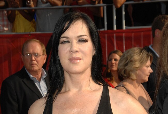 LOS ANGELES, CA - JULY 16:  Television personality Joanie Laurer arrives at the 2008 ESPY Awards held at NOKIA Theatre L.A. LIVE on July 16, 2008 in Los Angeles, California.  The 2008 ESPYs will air on Sunday, July 20 at 9PM ET on ESPN.  (Photo by Stephen Shugerman/Getty Images)