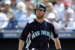 PEORIA, AZ - MARCH 01:  Dustin Ackley #13 of the  Seattle Mariners at bat against the Texas Rangers during spring training at Peoria Stadium on March 1, 2011 in Peoria, Arizona.  (Photo by Harry How/Getty Images)