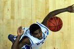 ANAHEIM, CA - MARCH 24:  Derrick Williams #23 of the Arizona Wildcats goes up for the ball against Kyrie Irving #1 of the Duke Blue Devils during the west regional semifinal of the 2011 NCAA men's basketball tournament at the Honda Center on March 24, 2011 in Anaheim, California.  (Photo by Kevork Djansezian/Getty Images)