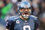 SEATTLE, WA - JANUARY 08:  Matt Hasselbeck #8 of the Seattle Seahawks reacts during their game against the New Orleans Saints during the 2011 NFC wild-card playoff game at Qwest Field on January 8, 2011 in Seattle, Washington.  (Photo by Jonathan Ferrey/Getty Images)