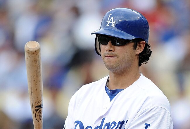 LOS ANGELES, CA - MAY 14:  Andre Ethier #16 of the Los Angeles Dodgers at bat against the Arizona Diamondbacks at Dodger Stadium on May 14, 2011 in Los Angeles, California.  (Photo by Harry How/Getty Images)