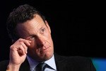 NEW YORK - SEPTEMBER 22:  Lance Armstrong, cyclist and founder and chairman of LIVESTRONG, looks on during the annual Clinton Global Initiative (CGI) September 22, 2010 in New York City. The sixth annual meeting of the CGI gathers prominent individuals in politics, business, science, academics, religion and entertainment to discuss global issues such as climate change and the reconstruction of Haiti. The event, founded by former U.S. President Bill Clinton after he left office, is held the same week as the General Assembly at the United Nations, when most world leaders are in New York City.  (Photo by Mario Tama/Getty Images)
