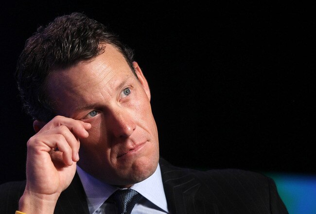 NEW YORK - SEPTEMBER 22:  Lance Armstrong, cyclist and founder and chairman of LIVESTRONG, looks on during the annual Clinton Global Initiative (CGI) September 22, 2010 in New York City. The sixth annual meeting of the CGI gathers prominent individuals in politics, business, science, academics, religion and entertainment to discuss global issues such as climate change and the reconstruction of Haiti. The event, founded by former U.S. President Bill Clinton after he left office, is held the same week as the General Assembly at the United Nations, when most world leaders are in New York City.  (Photo by Mario Tama/Getty Images)
