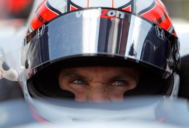 INDIANAPOLIS - MAY 20:  Will Power driver of the #12 Verizon Team Penske Dallara Honda sits in the pits during practice for the the 95th Indianapolis 500 Mile Race at the Indianapolis Motor Speedway on May 20, 2011 in Indianapolis, Indiana.  (Photo by Jonathan Ferrey/Getty Images)