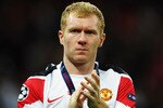 LONDON, ENGLAND - MAY 28:  Paul Scholes of Manchester United shows his dejection after the UEFA Champions League final between FC Barcelona and Manchester United FC at Wembley Stadium on May 28, 2011 in London, England.  (Photo by Laurence Griffiths/Getty Images)